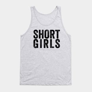 Funny Short Girls White Tank Top